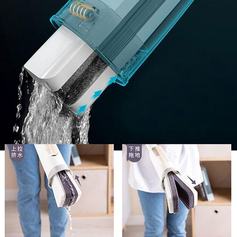 Squeezing Mop, Folding Sponge Absorbs More -  Store_name 