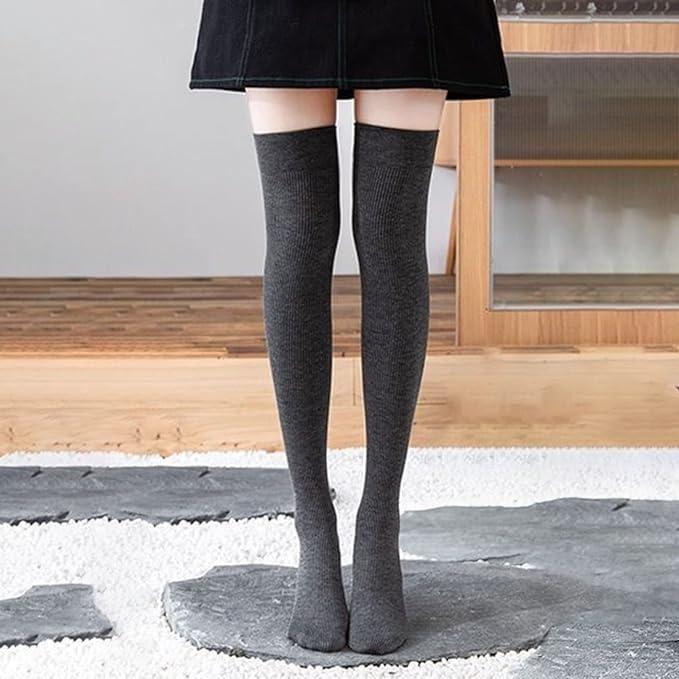 Wool Warm High Thigh Socks -  Store_name 