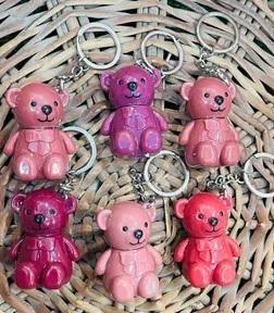 2 in 1 Keychain Bear Matte Lipstick (Pack of 2, Assorted) -  Store_name 