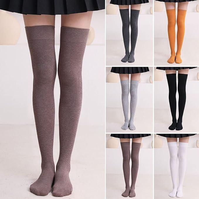 Wool Warm High Thigh Socks -  Store_name 