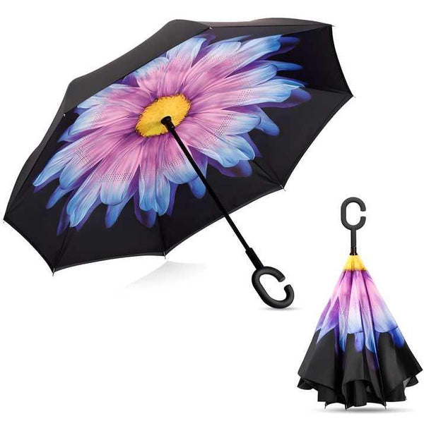 Double Layer Strong waterproof Umbrella with C- Shape Handle -  Store_name 