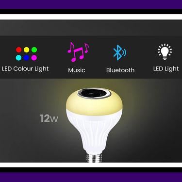 Colour Changing LED Bulb with Bluetooth Speaker & Remote -  Store_name 