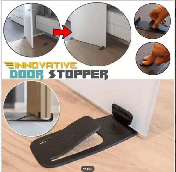 Door Stopper for Home Plastic Spring Door Gate Stoper -  Store_name 