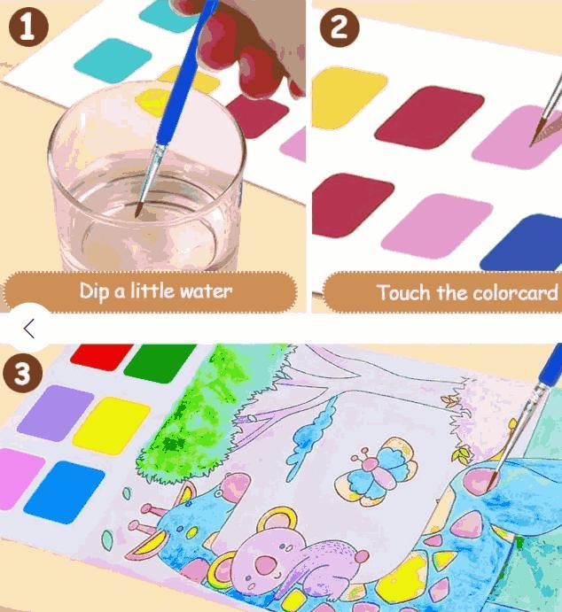 Water Coloring Books (3 pcs) -  Store_name 