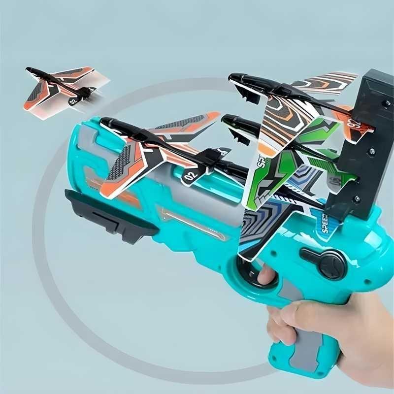 Airplane Launcher Toy Gun with Foam Glider -  Store_name 