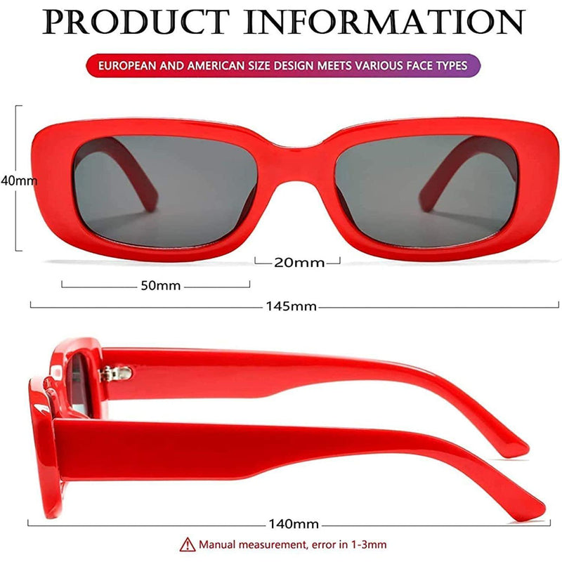 Unisex Free Size Rectangle Sunglasses -  Store_name 