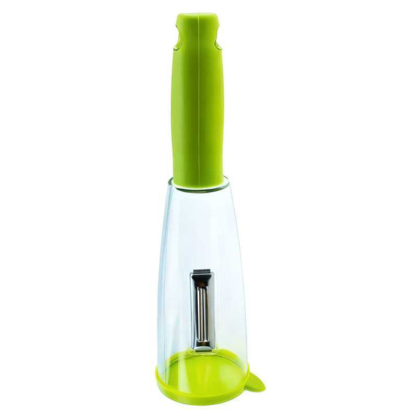 Peeler-Multifunction Kitchen Vegetable ,Fruit No Mess Peeler With Storage Container -  Store_name 