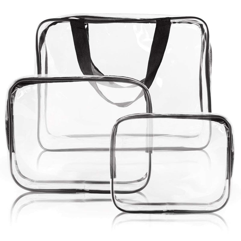 Clear PVC Cosmetic Bags Travel Toiletry Bag -  Store_name 