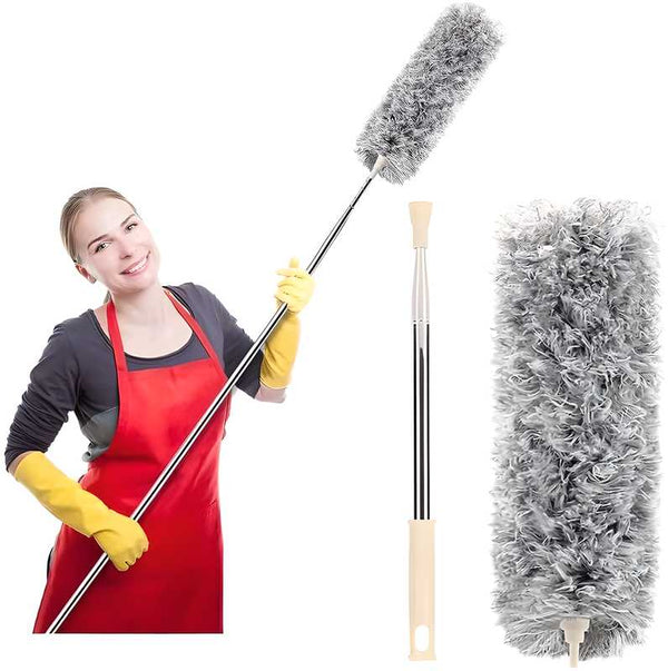 Cleaning Flexible Mop Duster for Quick and Easy Cleaning with Long Rod -  Store_name 