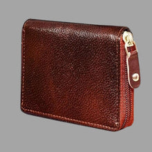 ABYS Genuine Leather Dark Brown Unisex Card Holder | 9 Card Slot | Cash Wallet