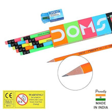 Doms Neon Rubber Tipped Pencils