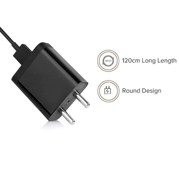 2.4 Amp Mobile charger Hi-Speed Original Travel Mobile Charger with Type-C Cable 2.4 A Mobile Charger with Detachable Cable (black)