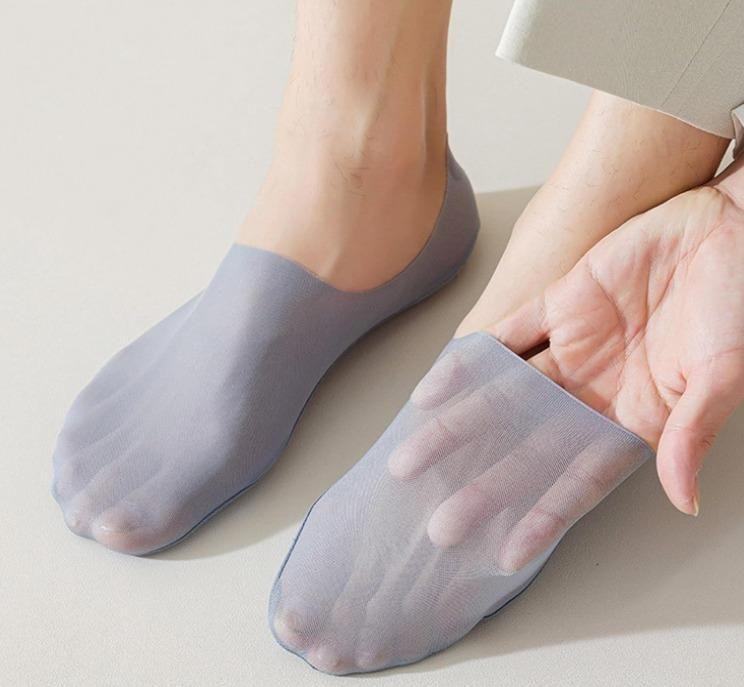 Silicone Non-slip Invisible No Show Socks(Pack Of 2) -  Store_name 