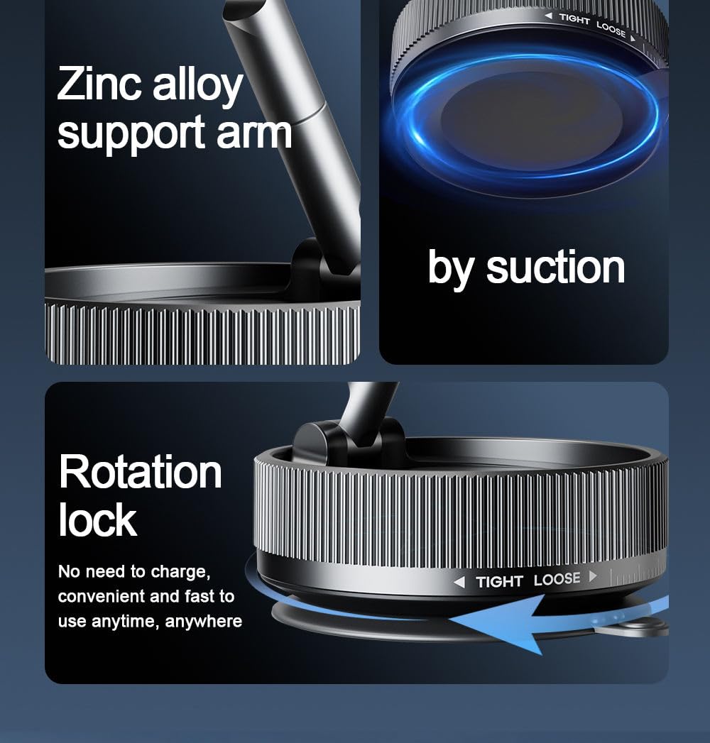 Powerful Car Magentic Mobile Holder With Suction