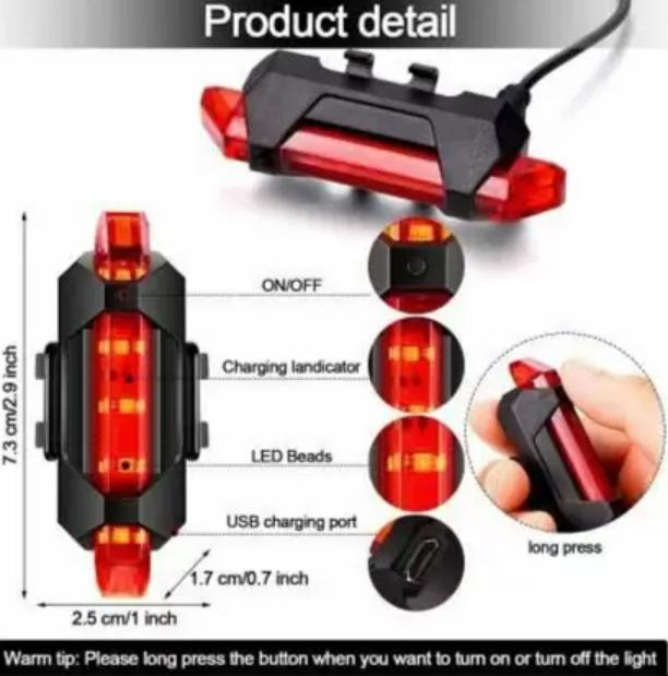 Rechargeable Cycle Light & Headlight -  Store_name 