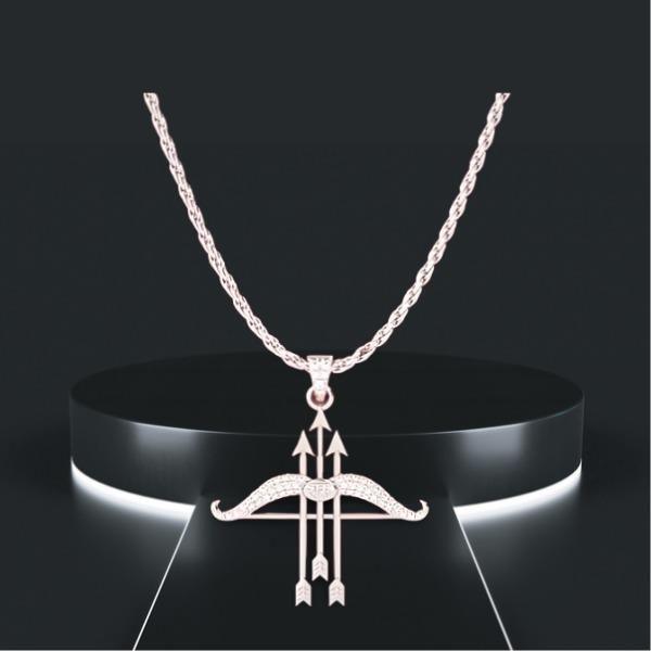 Ram Dhanush Silver Pendant Chain -  Store_name 