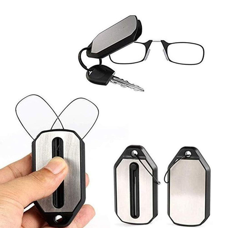 Unisex Foldable Nose Clip Reading Glasses -  Store_name 