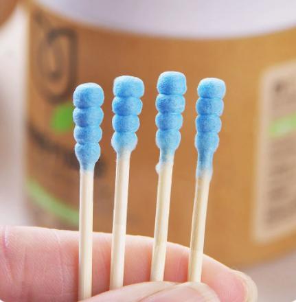 Cotton Swabs- 200 pcs Soft Wood Sticks Cotton Swabs -  Store_name 