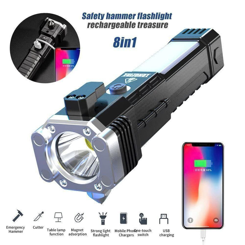 Portable Rechargeable Torch LED Flashlight -  Store_name 