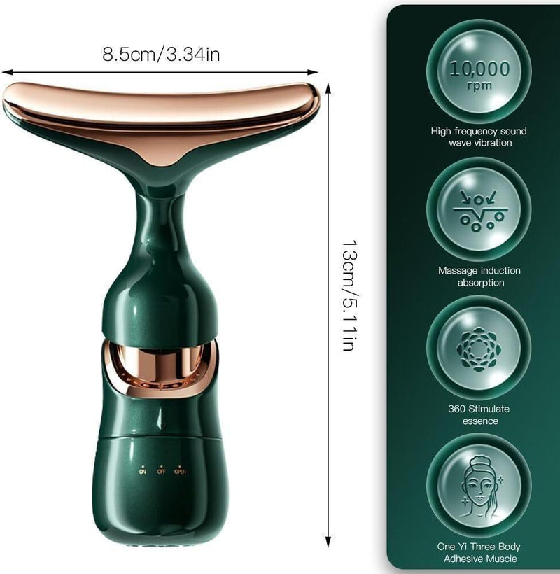 2 In 1 Anti Wrinkles  Facial Massager For Skin Care -  Store_name 