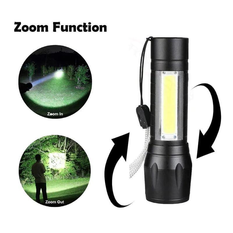 Pocket Size Mini Portable XPE + COB LED Tactical Flashlight -  Store_name 