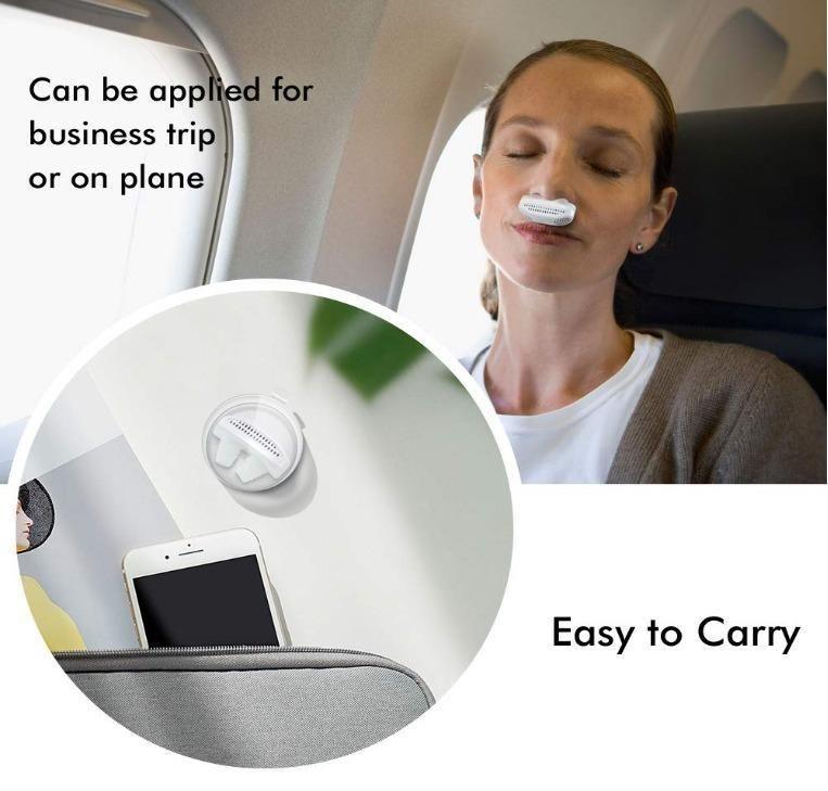 Anti-Snoring Device-2 in 1 Nose Vents Plugs Snore Stopper with Air Purifying Filter -  Store_name 