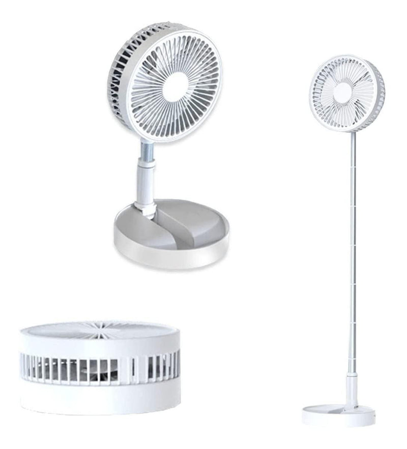 Adjustable Height Telescopic Rechargeable Standing Fan Rechargeable Pedestal Fan -  Store_name 