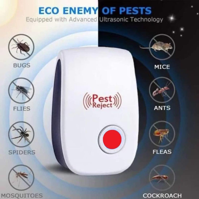 Ultrasonic Pest Repeller for Mosquito, Cockroaches, etc (Pack of 2) -  Store_name 