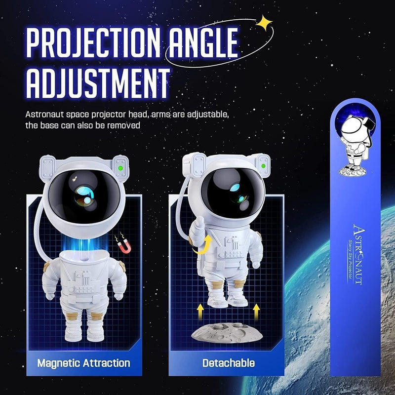 Astronaut Galaxy Projector - 360 Magnetic Head Rotation, Remote Control -  Store_name 