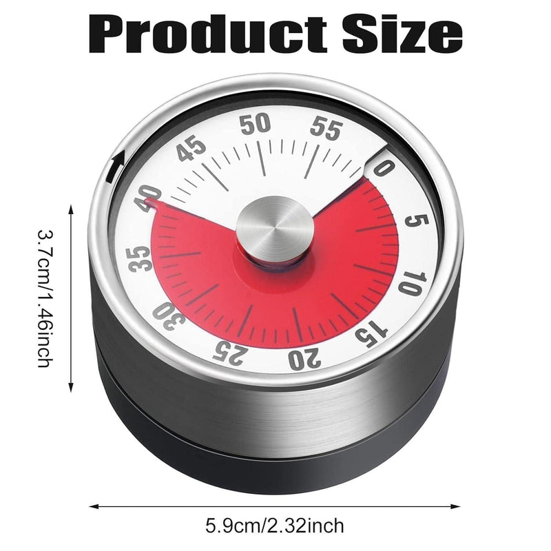 60-Minute Magnetic Timer with Loud Alarm -  Store_name 