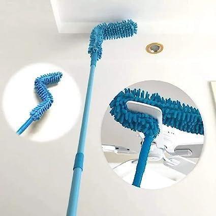 Cleaning Brush Feather Microfiber Duster with Extendable Rod -  Store_name 