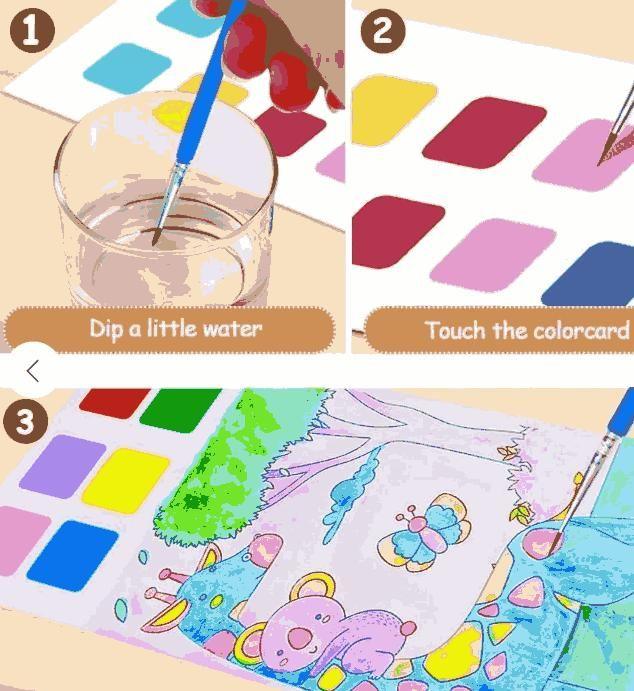 Water Coloring Books (3 pcs) -  Store_name 