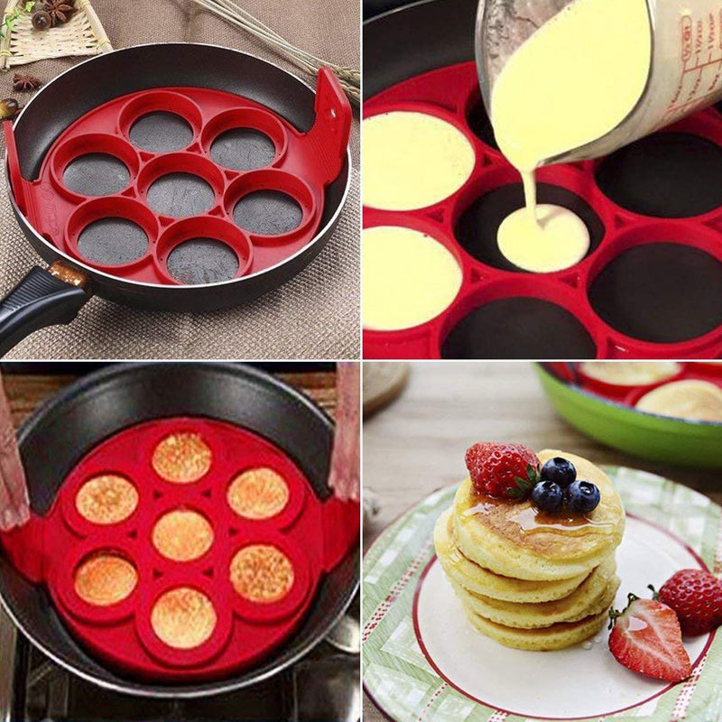 Silicone Non Stick Pancake Maker Molds -  Store_name 