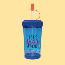 2 In 1 Smart Juice Bottle cum Sipper Transparent Glass 500ML Spill Proof Airtight Unbreakable Light Weight Container Perfect for Juices Smoothies Tea Water Cold Coffee (6 Pcs)