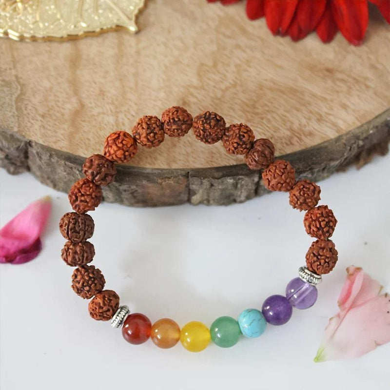 7 Chakra Rudraksha Bracelet -  Store_name 