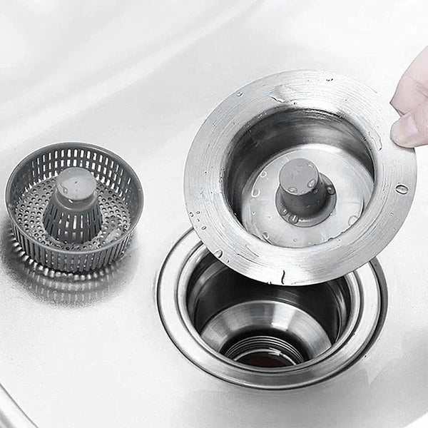 Stainless Steel Drain Filter Sink Plug -  Store_name 