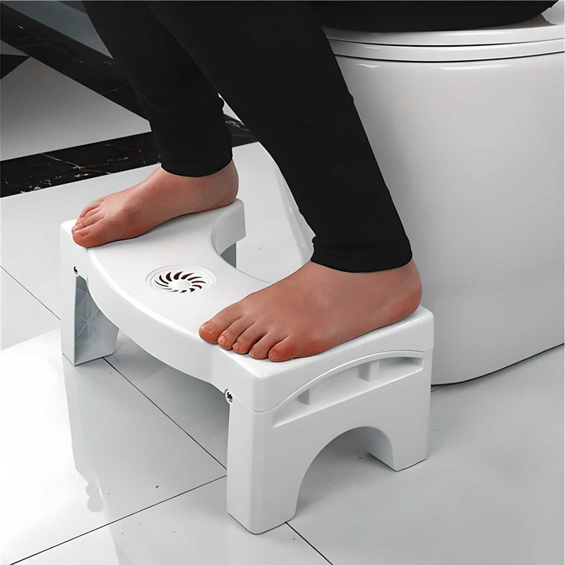 Plastic Foldable Anti-Constipation Potty Training Stool with Air Freshener Slot -  Store_name 