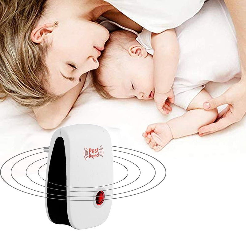 Ultrasonic Pest Repeller for Mosquito, Cockroaches, etc (Pack of 2) -  Store_name 