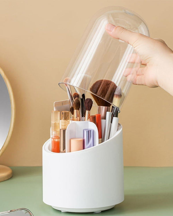 Makeup Brush Holder with lid -  Store_name 