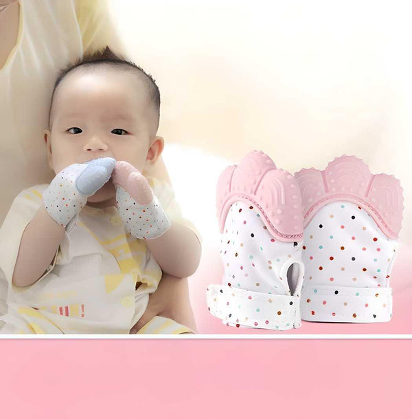 Silicone Self Soothing Teether Gloves Toy for Babies -  Store_name 