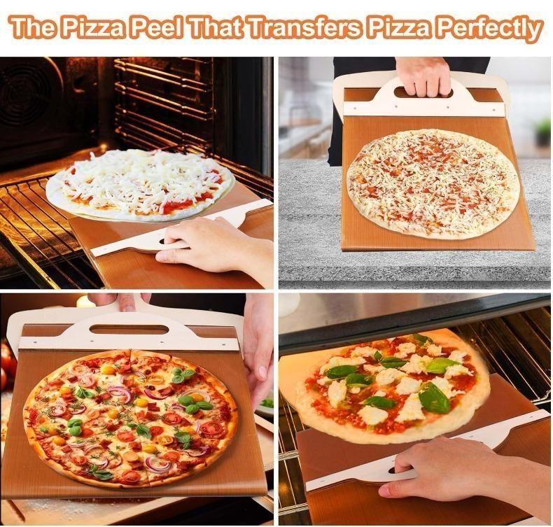 Wooden Pizza Paddle with Smooth Handle for Transfer The Pizza Crust -  Store_name 