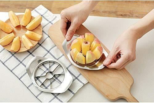 Stainless Steel Apple Fruit Cutter with 8 Blades -  Store_name 