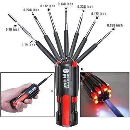 Screwdriver- 8 in 1 Screwdriver Interchangeable Bits Tool Set -  Store_name 