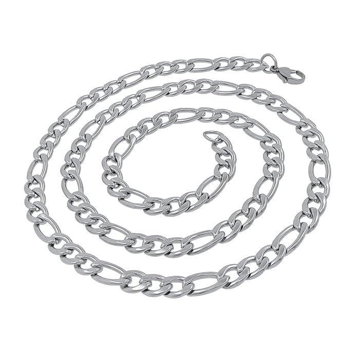 Stainless Steel Rhodium Silver Plated Chain With Finger Ring -  Store_name 