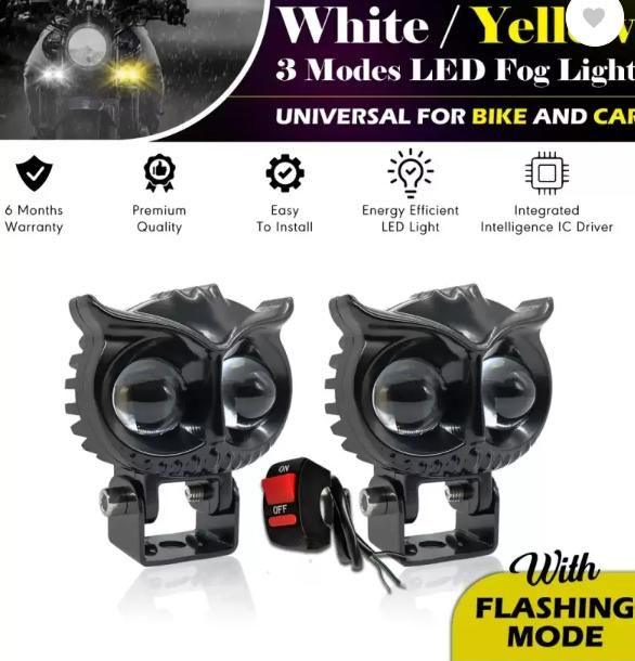 Owl Design Motorcycle Led Headlight -  Store_name 