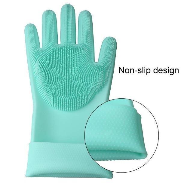 Cleaning Gloves - Magic Silicon Cleaning Gloves -  Store_name 