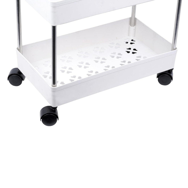 Multipurpose Storage Organizer Slim Rack Shelf With Wheels -  Store_name 