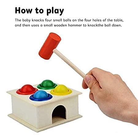 Wooden Hammer Ball Bench with Box Case Toy Set� -  Store_name 