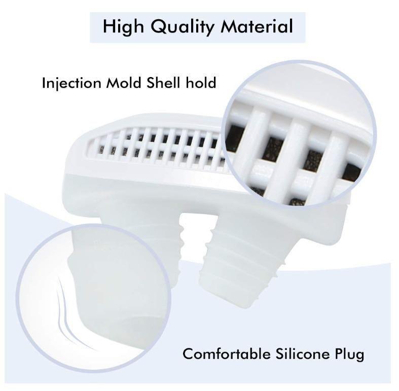 Anti-Snoring Device-2 in 1 Nose Vents Plugs Snore Stopper with Air Purifying Filter -  Store_name 