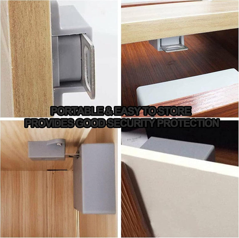 Electronic Cabinet Lock, DIY Invisible RFID Hidden Cabinet Door Lock -  Store_name 